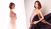 TVB花旦陈敏之怀孕8月拍写真 孕肚酥胸超抢眼