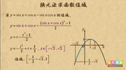 高考锦囊高中数学必修4 换元法求函数值域知识名师课堂爱奇艺