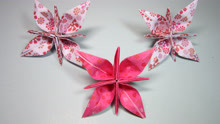 手工折纸花朵，简单的折纸
