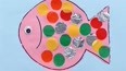 幼儿园创意撕纸之彩色的小鱼