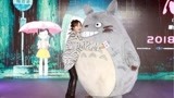 宫崎骏动画电影龙猫，举行纪念活动，演员秦岚萌度爆表！