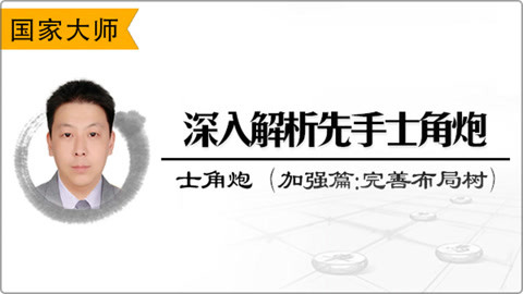 洪磊鑫深度解析象棋先手士角炮加强篇完善布局树