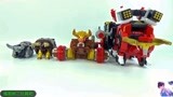 变形金刚-公牛骑士机器人组装玩具！