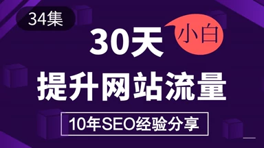 seo学习入门视频教程