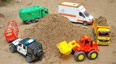奇奇和悦悦的玩具 工程车 挖掘机救援队 