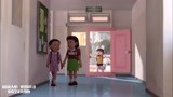 哆啦A梦：大雄有了任意门，上学都不怕迟到了，家门口直达学校！