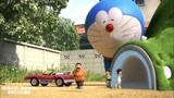 哆啦A梦：大家通过隧道就变小，玩具车也能开了，省事了