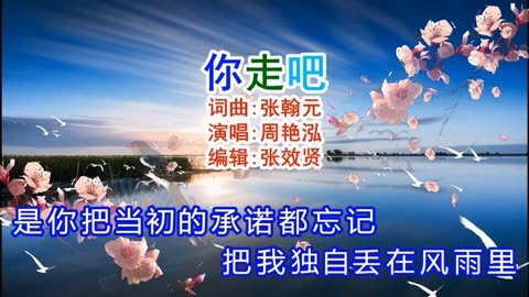 周艳泓演唱的《你走吧》旋律优美，深情好听