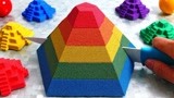 学习颜色Kinetic Sand Rainbow Sun Mad Mattr Peppa Pig Tree House儿童惊喜玩具