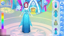 冰雪奇缘艾莎公主换装小游戏为公主挑选漂亮的衣服