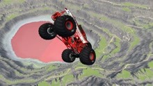 Beam NG模拟汽车碰撞 模拟大脚车跳水