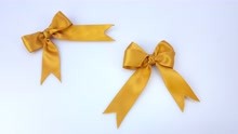 一款丝带蝴蝶结的简易打法，用来做装饰美极了