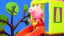 小猪佩奇的滑梯与秋千玩具套装