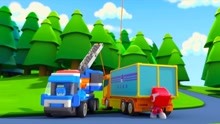 百变布鲁可教育短片 第10集 布鲁可小队合力成功救援卡车