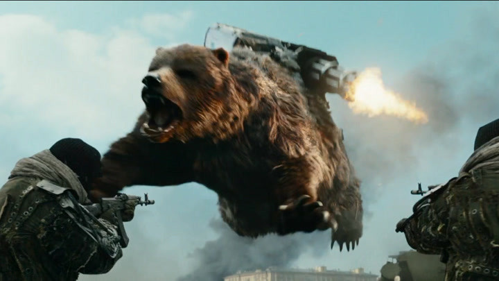 俄罗斯的复仇者联盟，战斗民族的狗熊都是会飞的，这是太惊奇了
