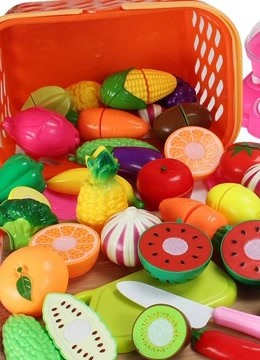 水果蔬菜切切看 切水果玩具视频 厨房过家家玩具