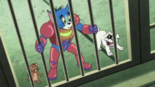猫和老鼠：汤姆变身钢铁侠，撞破大门救出小男孩