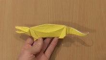小鳄鱼的折纸方法1