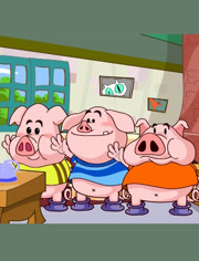 洪恩三只小猪进阶英语