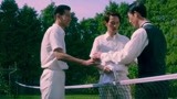 翩翩冷少俏佳人：李现一身白衣打网球，笑起来的样子，好暖好帅！