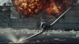 玩命的“俯冲轰炸”，激烈的海空大战，《决战中途岛》震撼全场！