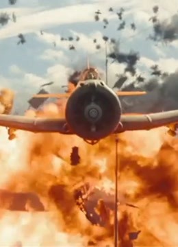 《决战中途岛》几百架战机从万米高空极限俯冲，炸爆航空母舰，燃