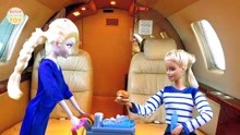 芭比娃娃玩具！芭比坐飞机去参加走秀比赛