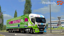 欧洲卡车模拟2：意大利公司LC3TRASPORTI涂装 运送梨至罗马