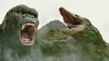 金刚骷髅岛： 史前巨蜥被人类唤醒，挑衅金刚，被一招打回原形！