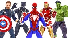 复仇者联盟绿巨人、蜘蛛侠和美国队长一起对战恶魔，刺激的对决！