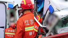 徐明高速一救护车驾驶员疲劳驾驶 追尾货车 伤者已获救