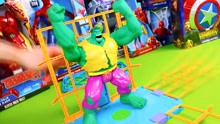 趣味惊喜开箱儿童玩具 复仇者联盟强壮的绿巨人浩克