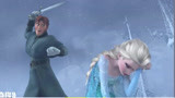 冰雪奇缘：安娜以身挡剑，舍命救姐姐，自己却变身冰雕！