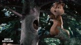 鼠来宝：三只松鼠疯狂屯松果，不料树都被人类砍倒了，没家了