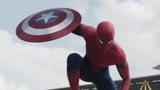 美国队长3：蜘蛛侠一出场就拿下美队的盾牌，不得不说，有点酷！