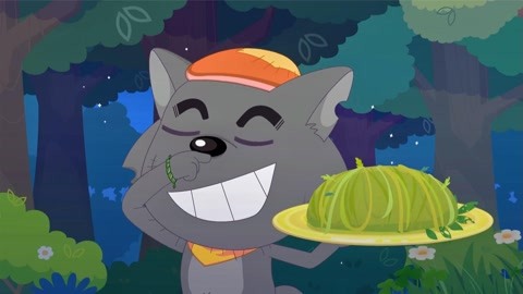 喜羊羊:灰太狼转性了,不吃肉食,倒是做得一手青草沙拉