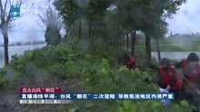直播连线平湖:台风“烟花”二次登陆 导致低洼地区内涝严重