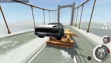 小林解说：断桥飞跃模拟器 驾驶保时捷SUV，轻轻松松秒过