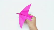 一架燕子形状的纸飞机！
