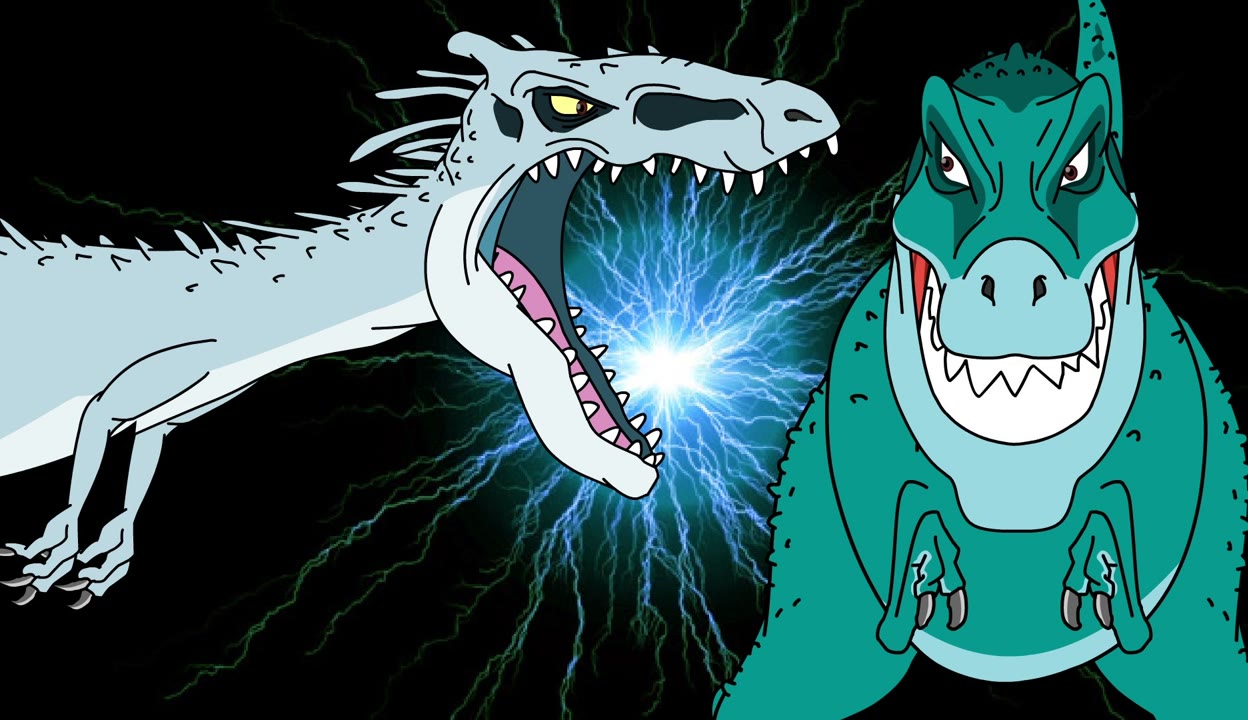 恐龙世界之恐龙大作战 第24集 霸王龙对战狂暴龙