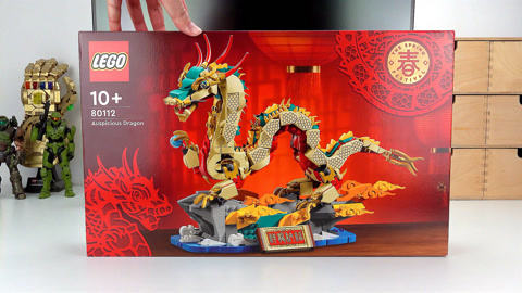 老外念经?乐高出的中国龙套装是什么样的