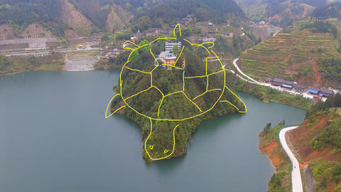 在贵州发现一个乌龟山,山水不错,山清水秀,奇峰秀丽的大山宝物