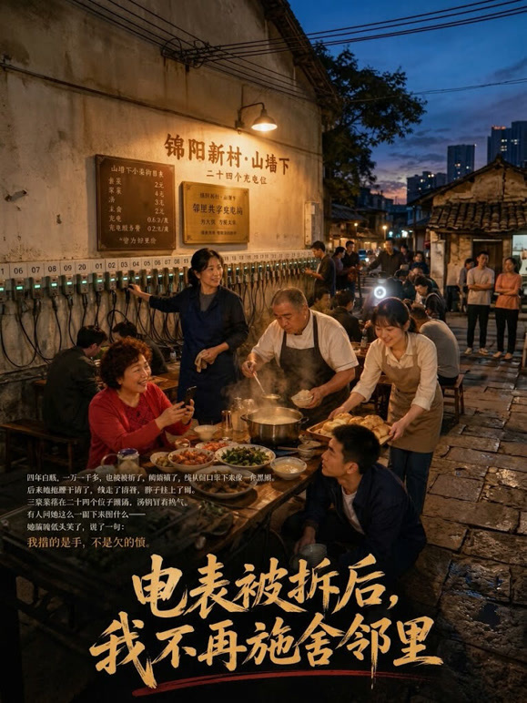 电表被拆后，我不在施舍邻里